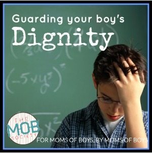 Guarding Your Boy's Dignity. New from the #mobsociety!