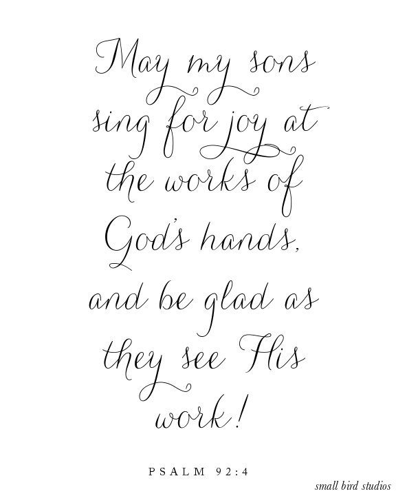 Choose one verse to pray for your sons in 2014, and grab this free printable download!