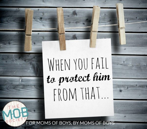 When you fail to protect him from that || themobsociety.com