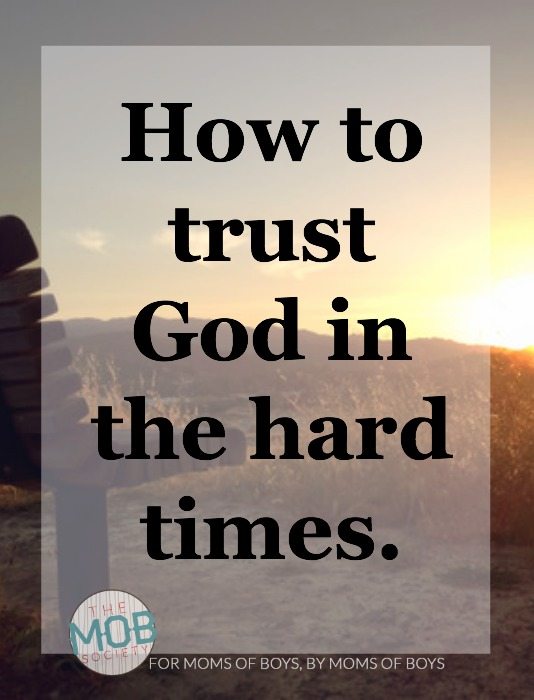 When I know down deep in my knower that God is always going to act in His own best interest, I can trust that it will be in my best interest, too