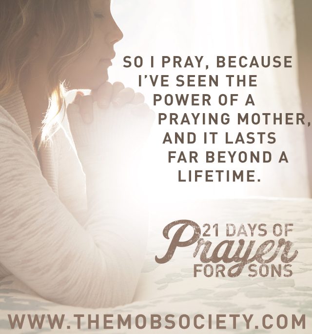 Salvation — 21 Days of Prayer for Sons Challenge via The MOB Society