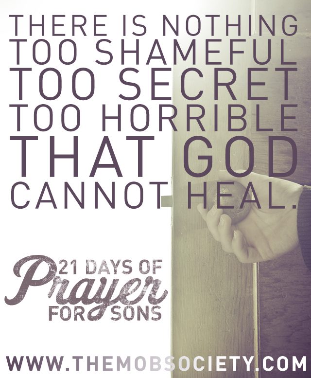 Self-Control — 21 Days of Prayer for Sons Challenge via The MOB Society