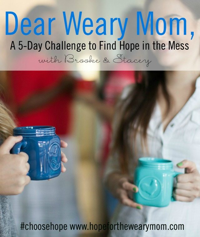 Join Stacey Thacker and Brooke McGlothlin for a 5-day devotional series designed to help you find hope in the midst messy motherhood.