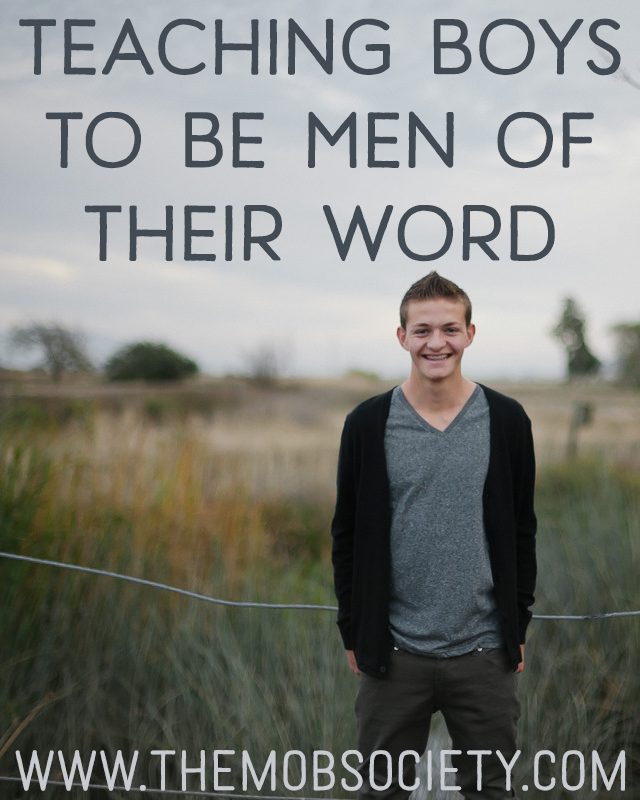 Teaching Boys to Be Men of Their Word via The MOB Society