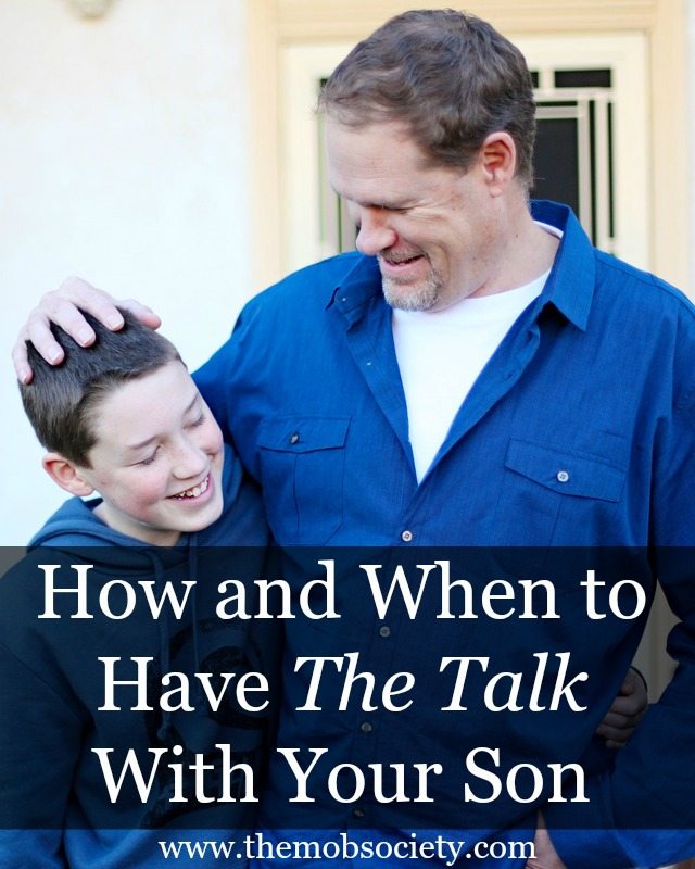 how and when to have the talk with your son