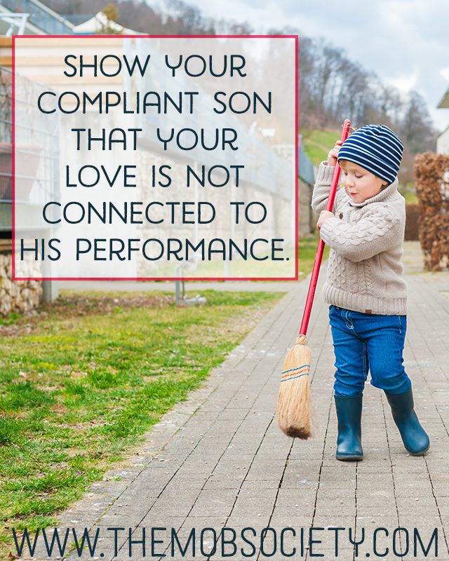 3 Hints for Dealing with a Compliant Son via The MOB Society