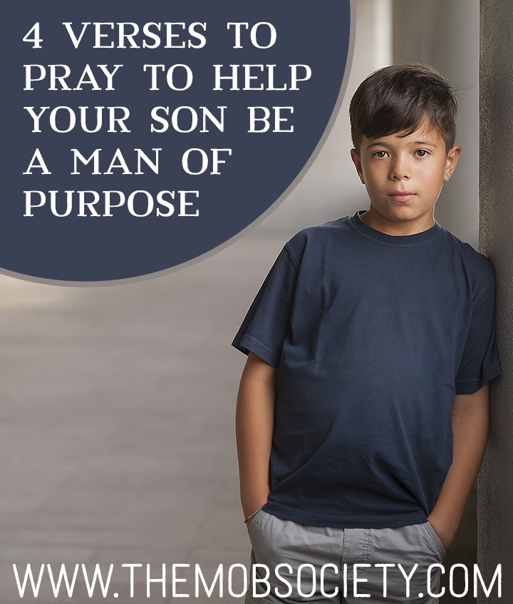 With all the tasks the world says they need to achieve swirling around them, I pray they'll be men of true purpose, with one pure and holy passion.