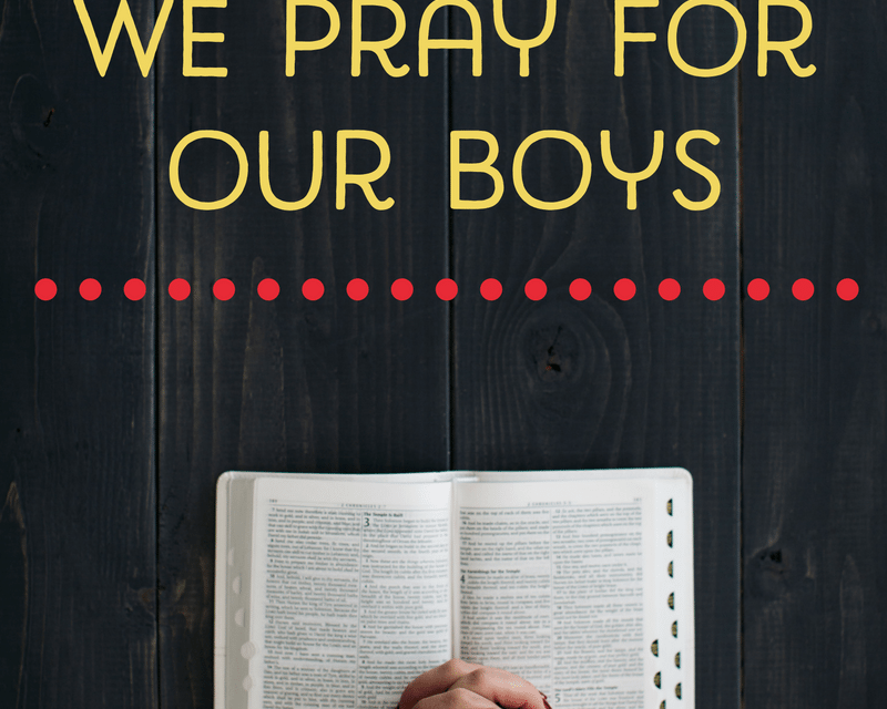 New Series for November: The Verses We Pray for Our Boys