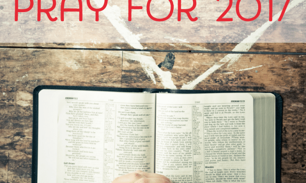 Choosing a Verse to Pray for 2017