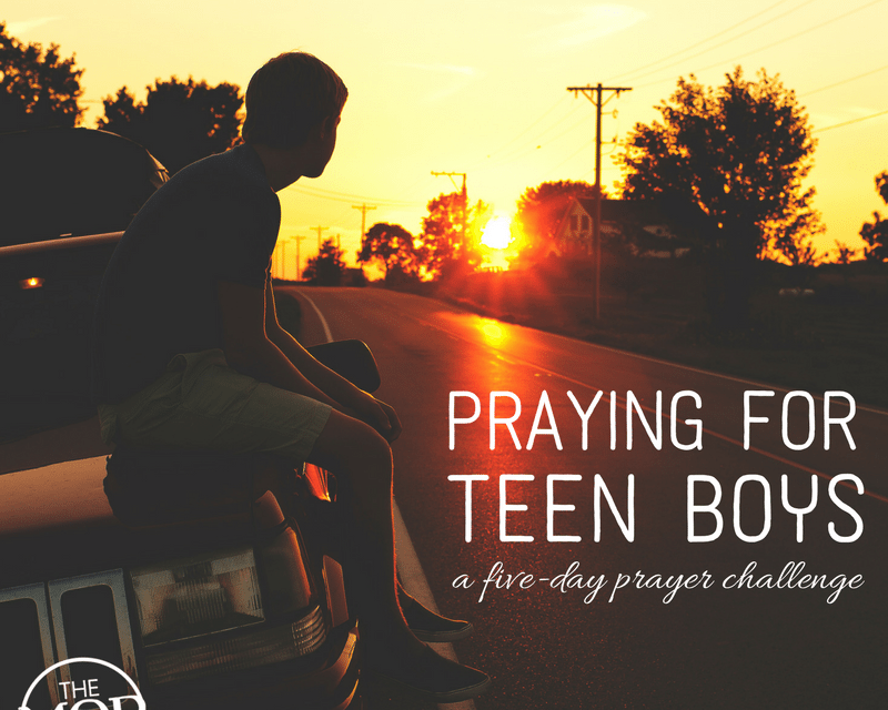 Join the New 5-Day Praying for TEEN Boys Prayer Challenge!